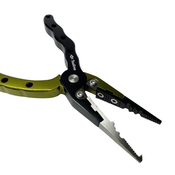 軽量で使いやすいアルミプライヤーS【PEラインが楽々カット/自重約68ｇ/超軽量アルミプライヤー/タングステンの刃】